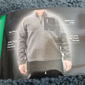 Hi-Tec Men's Quarter Zip Pullover Sweatshirt Gray Size XL NEW WITH TAGS